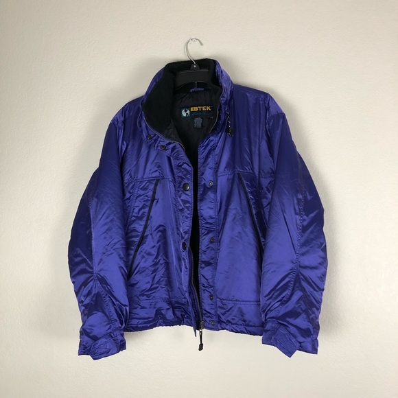 Eddie Bauer Ebtek Satin Style Womens Large Jacket - Picture 1 of 5
